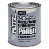 Flitz Metal Restorer,2 lb,Can,8.1 pH CA 03518-6