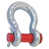 Crosby Anchor Shackle,6,500 lb,Carbon Steel 1018115