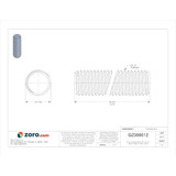 Manufacturer Varies FlTdRd,BkOx,Stl,3/4"-10,Cr,3ft,1A,1PK U20200.075.3600
