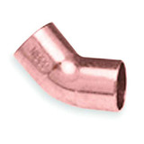 Nibco Elbow,45 Deg.,Wrot Copper,1-1/2",CxC 606 11/2