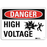 Lyle Danger Sign,7 in x 10 in,Aluminum U1-1036-RA_10X7