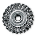 Weiler Twist Wire Wheel Brush,Threaded Arbor 96274