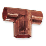 Nibco Reducing Tee,Wrot Copper,1/2"x1/2"x3/4"  611BH 1/2X1/2X3/4