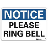 Lyle Notice Sign,7 in x 10 in,Aluminum U5-1454-RA_10X7