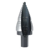 Irwin Step Cone Drill,7/8in to 1.125in,HSS 10239