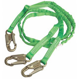 Honeywell Miller Shock-Absorbing Lanyard,Green 219TWRS-Z7/6FTGN