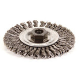 Weiler Twist Wire Wheel Brush,Threaded Arbor  94260