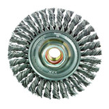 Weiler Twist Wire Wheel Brush,Threaded Arbor 94260