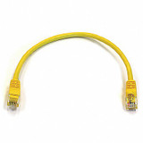 Monoprice Patch Cord,Cat 6,Booted,Yellow,1.0 ft. 2291