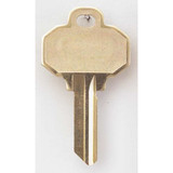 Kaba Ilco Key Blank, BW2,Nickel Silver,PK10 1510-BW2