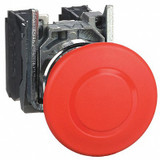 Schneider Electric Emergency Stop Push Button,Red XB4BT845