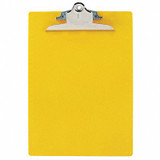 Saunders Clipboard,Letter Size,Plastic,Yellow 21605