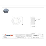Manufacturer Varies Std,Stl,Blk,5/16"-18,.5x1.11",Grd5,100PK U01100.031.0001