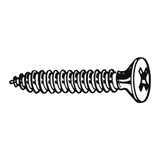 Manufacturer Varies ShtMtlScrw,Scrw Sz #6,18-8SS,1"L,PK100 U51680.013.0100