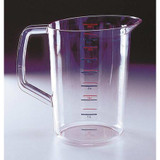 Rubbermaid Commercial Measuring Cup,Clear,Plastic FG321800CLR