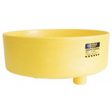 Eagle Mfg Funnel,Yellow,Polyethylene,NPT  1660