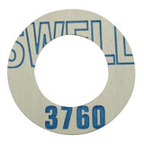 Garlock Gasket,Ring,4in.Pipe,Blue and Off-White 37760-1104