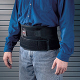 Allegro Industries Back Support w/Suspenders,Black,S 7115-01