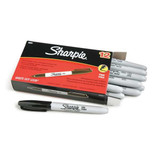 Sharpie Permanent Marker,Black,Capped,PK12 30001B