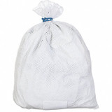 Sim Supply Mesh Laundry Bag,White,36in.,PK12  MI245565