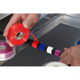 3m Elec Tape,66 ft Lx3-4 in W,7 mil,Red 10810