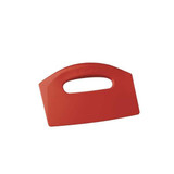 Remco Bench Scraper,Poly,Red,8 1/2 x 5 In 69604