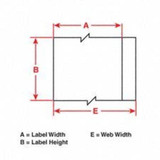 Brady Label Cartridge,White/Red,3/4 In. W M21-750-595-RD