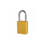 American Lock Lockout Padlock,KD,Yellow,1-7/8"H  A1106YLW