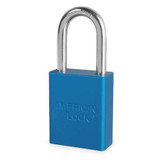 American Lock Lockout Padlock,KD,Blue,1-7/8"H A1106BLU