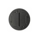 Hubbell Wiring Device-Kellems Floor Box Cover Tile Flange,Black S1TFCBL