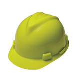 Msa Safety Hard Hat,Type 1, Class E,Hi-Vis YL/GRN 10061512
