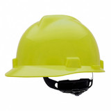 Msa Safety Hard Hat,Type 1, Class E,Hi-Vis YL-GRN 10061512