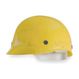 Msa Safety Bump Cap,From Brim,Pinlock,Yellow  10033651