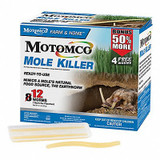 Motomco Mole/Gopher Bait,12 ct,1/2 in H,PK12 34310