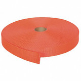 Bulk-Strap Webbing,Nylon,3/4" W,Orange N34102OR