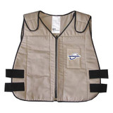 Techniche Cooling Vest,Khaki,5 to 10 hr.,L/XL  6626-KHAL/XL