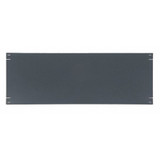 Video Mount Products Blank Panel,For 4 Rack Units,Black ER4B