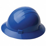 Erb Safety Hard Hat,Type 1, Class E,Ratchet,Blue 19226