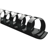 Gbc Binding Spine,Black,Plastic,PK100 4000104