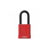 Abus Lockout Padlock,KD,Red,3"H,PK6  19658