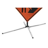 Dicke Sign Stand,Aluminum,18 in Maximum Mast H UF2000