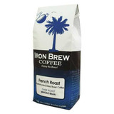 Iron Brew Coffee,French Roast,Caff,Whole Bean B-12FRWB