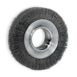 Weiler Crimped Wire Wheel Brush,Arbor,10 In. 96024