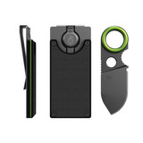 Gerber Money Clip,3-39/64in.L,Black/Green 31-002521