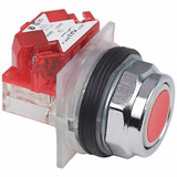 Schneider Electric Non-Illum Push Button,30mm,1NC,Red 9001KR1RH6