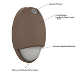 Compass Emrg Lght,Alum,Nick Cad,3.6W,LED CUWZ-PC