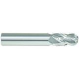 Sim Supply Ball End Mill,Single End,1/2",Carbide  223-001110