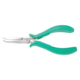 Excelta Bent Long Nose Plier,5-3/4" L,Smooth 2829