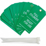 Brady Tag,5 3/4 in H,3 in W,Polyester,PK10 17926