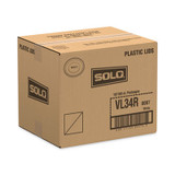 SOLO® LID,PS,HOT DRINK,WH VL34R-0007 USS-SCCVL34R0007